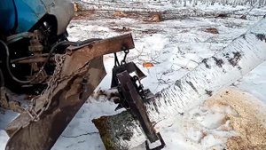 Трелевка на мтз 52 ( копченом). Восстановили захват.