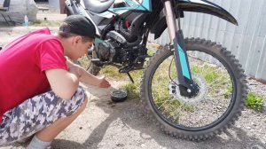Замена масла на мотоцикле ULAR 250