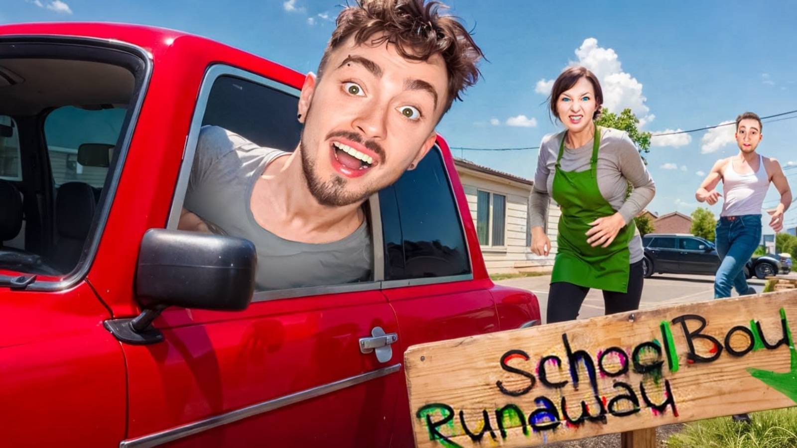 Эдисон скулбой сбегаю от злых родителей