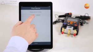 Testo 549/550/557. Мобильное приложение. Установка соединения