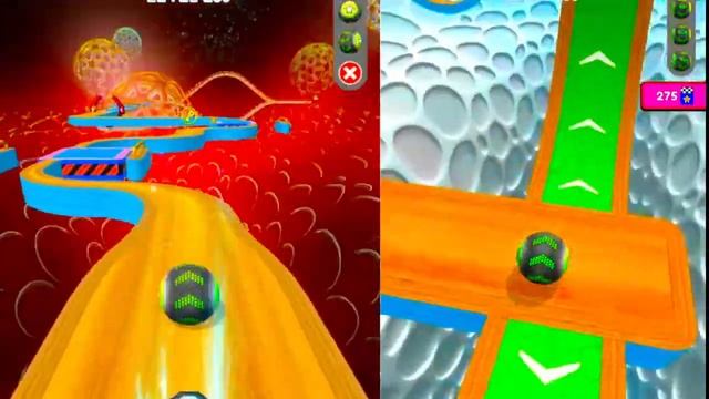 Going Ball : 2x speed Run Mobile gameplay Walkthrough IOS, Android color ball Run level 456 смотреть онлайн