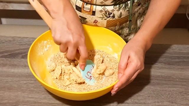 Печенье с кунжутом на скорую руку