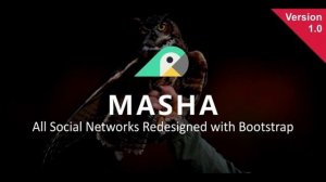 Masha - All Social Networks Redesigned with Bootstrap | Themeforest Website Templates and Themes