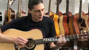 Fender CD60S Акустическая гитара