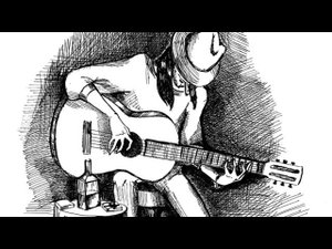 Месяц морду полощет в луже (Гитара)
