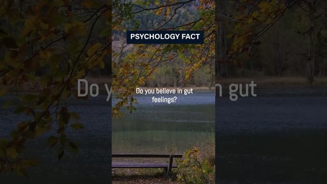 Do you believe in gut feelings? #shortsvideo #shorts #psychologyfacts #facts