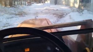 Погрузка рулонов сена без КУНа.