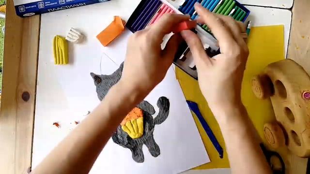 Рисуем пластилином. Мастер - класс. Создаём котика смотреть онлайн