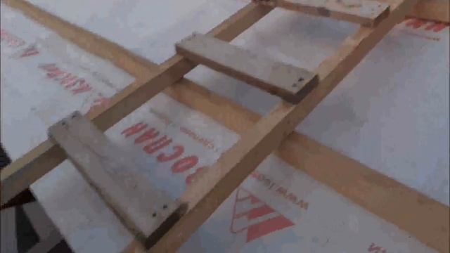 Шиферная крыша своими руками - кровля без понтов. 87-89й дни строительства коробки дома.