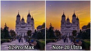 iPhone 12 Pro Max Vs Samsung Galaxy note 20 Ultra Camera test