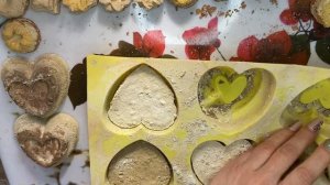 Печеньки) из мела и глины. #asmr #асмр #chalk #clay