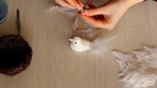 DIY Как сделать птицу, птичку своими руками How to make a bird with your own hands. Творческое мест смотреть онлайн