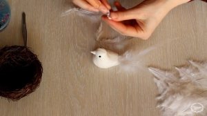 DIY Как сделать птицу, птичку своими руками How to make a bird with your own hands. Творческое мест