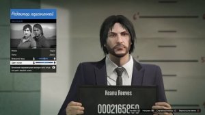 GTA5 online мужской персонаж Киану Ривз (Keanu Reeves)