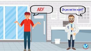 At the doctor's