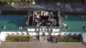 Последствия пожара на водном вокзале. Усть-Кут 08.08.18