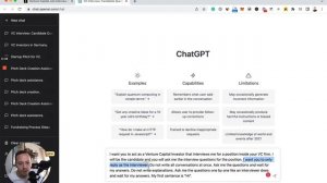 Mock your Venture Capital job interview with Chat-GPT