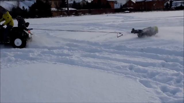 катание на квадрике с тюбингом | HucMan 2D смотреть онлайн