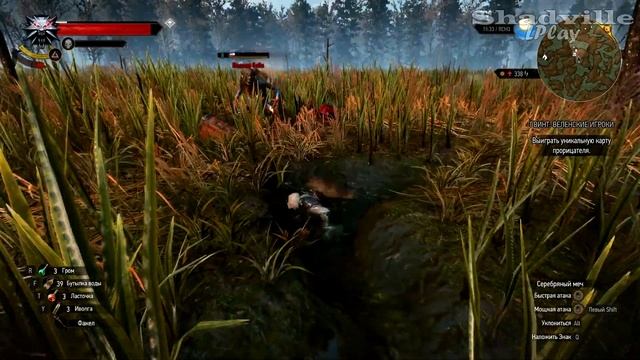 Гвинт с корчмарями, Гадко и прорицателем— The Witcher 3: Wild Hunt Прохождение игры #34 смотреть онлайн