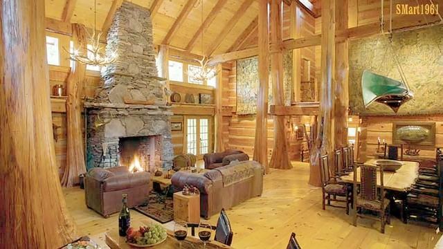 Интерьер деревянных домов. смотреть онлайн