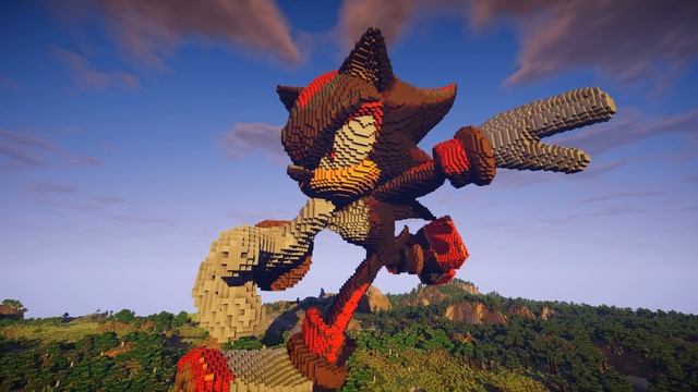 Minecraft Shadow The Hedgehog Build Schematic - Sonic смотреть онлайн