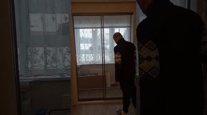 двери-купе из прозрачного безопасного стекла