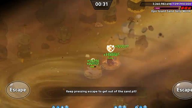 EPIC GIANT SAND JELLY WORM 85M+ DAMAGE COMP CRK COOKIE RUN KINGDOM