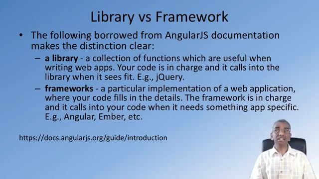10. Front end JavaScript Frameworks and Libraries Overview