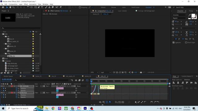 “After Effects Tutorial” Ink Slideshow ( Инк Слайд-Шоу Анимация)
