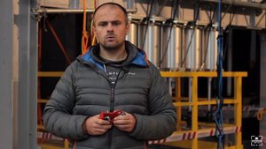 Испытание зажима для натяжения навесной переправы