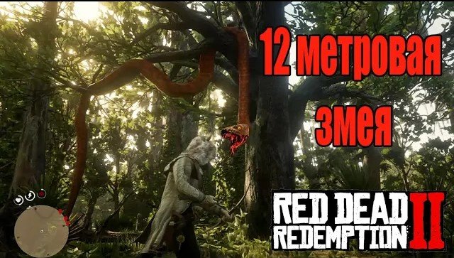 РДР2 ОГРОМНАЯ ЗМЕЯ. Где найти анаконду в RDR2
