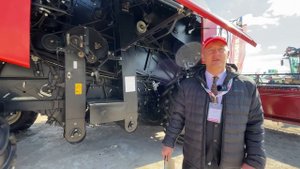 Комбайн TORUM 750 и RSM 161 VERSATILE на AgroExpo 2021.