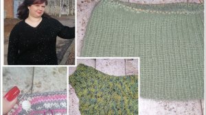 20-26.03.23г. Вязовлог: 2 готовые работы / продвижения свитера из супервош и шапки из пуха норки