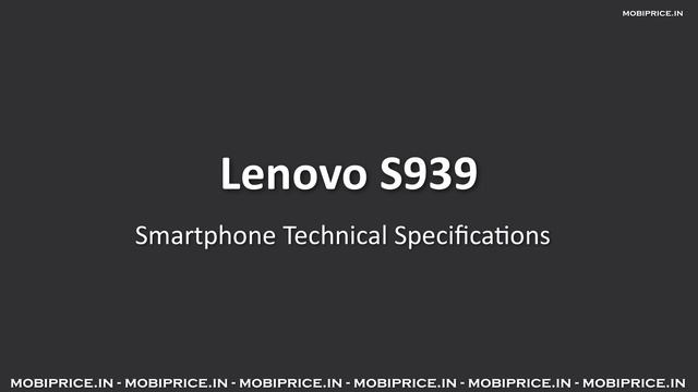 Lenovo S939 comes with 1.7 Ghz Octa Core Processor, 1 GB RAM, 3000 mAh Battery, Android4.2 смотреть онлайн