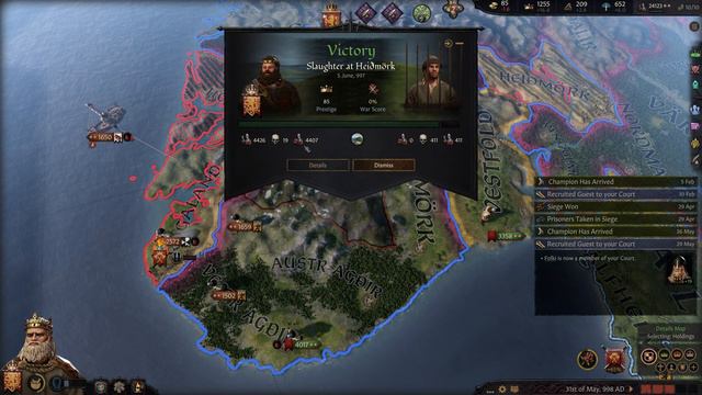 CRUSADER KINGS 3 Roleplay Uppland Start, Scandinavia / Norse Pagans ♥ #41 смотреть онлайн