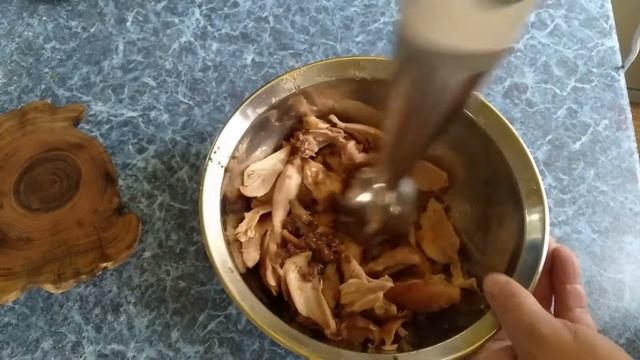 Голень куриная с картофелем и сыром