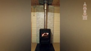 Печь камин Guca Lava в работе...