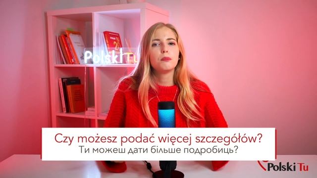 ПОТРІБНІ ПОЛЬСЬКІ СЛОВА. Як уточнити польською? смотреть онлайн