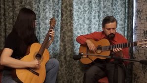 Ievan Polkka (traditional finnish tune), guitar duo