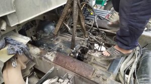 Как снять коробку передач с ТАТРЫ 163 Ямал не снимая кабину.