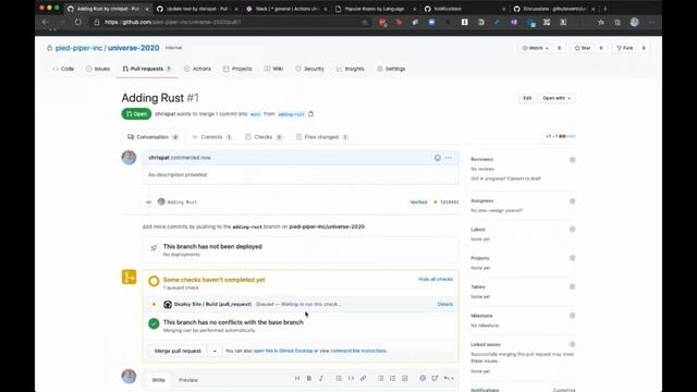 Continuous delivery with GitHub Actions - GitHub Universe 2020 смотреть онлайн