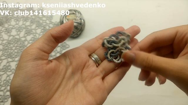 Браслет из одного элемента. Второй вариант. МК Фриволите/Анкарс/Tatting