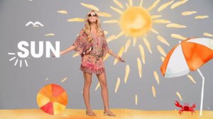 Animationen für 3 Wetter Taft: Heidi Klum Weather Report "Sonne"
