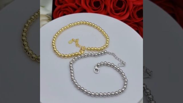 Браслеты бусы из серебра 925 пробы смотреть онлайн