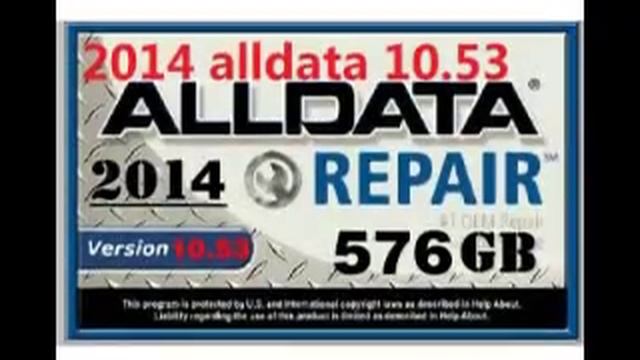 2014 ALLDATA 10.53 Alldata10.53- Auto Repair Software -ALLDATA 10.53 смотреть онлайн