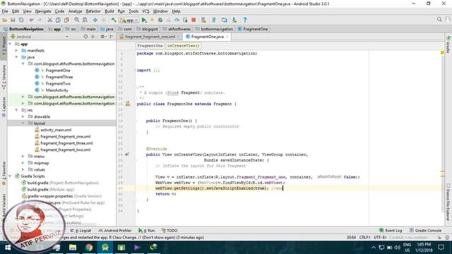 How to use WebView in fragment - Android Studio Tutorial смотреть онлайн