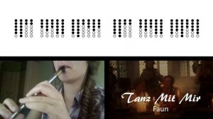 Tanz Mit Mir (Faun) on Tin Whistle D + tabs tutorial