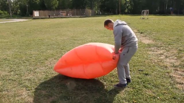 Как надуть кресло-лежак (биван, аэробатон) смотреть онлайн