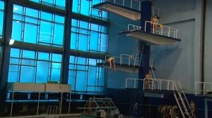 Прыжки в воду, тренировка