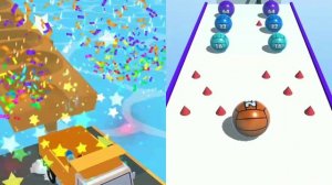 Marble Run 3D Vs Ball Merge 2048 Gameplay Android iOS